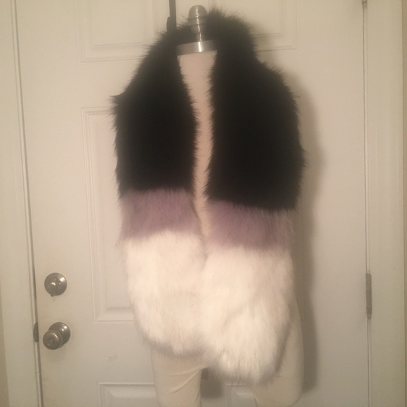 fur collar shawl wrap